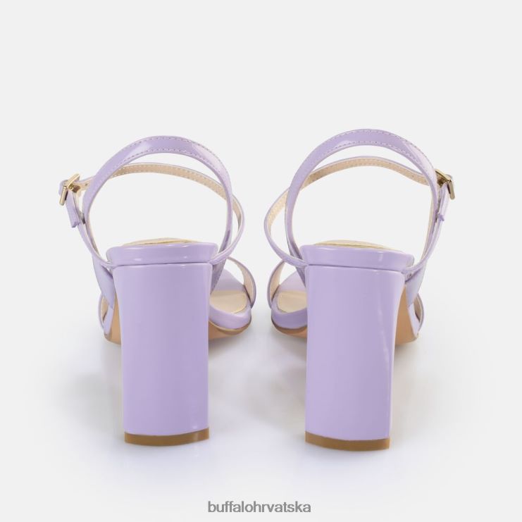 lavanda Buffalo jean uredne sandale na petu veganske |sandale TDD6T42